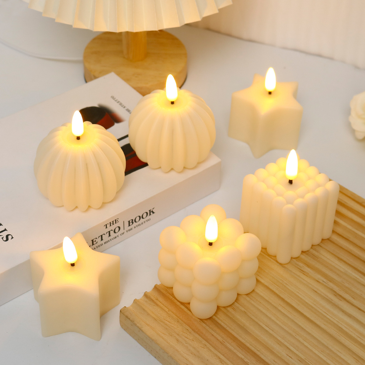 Photography Lighting Led - Bougie LED en forme de cube