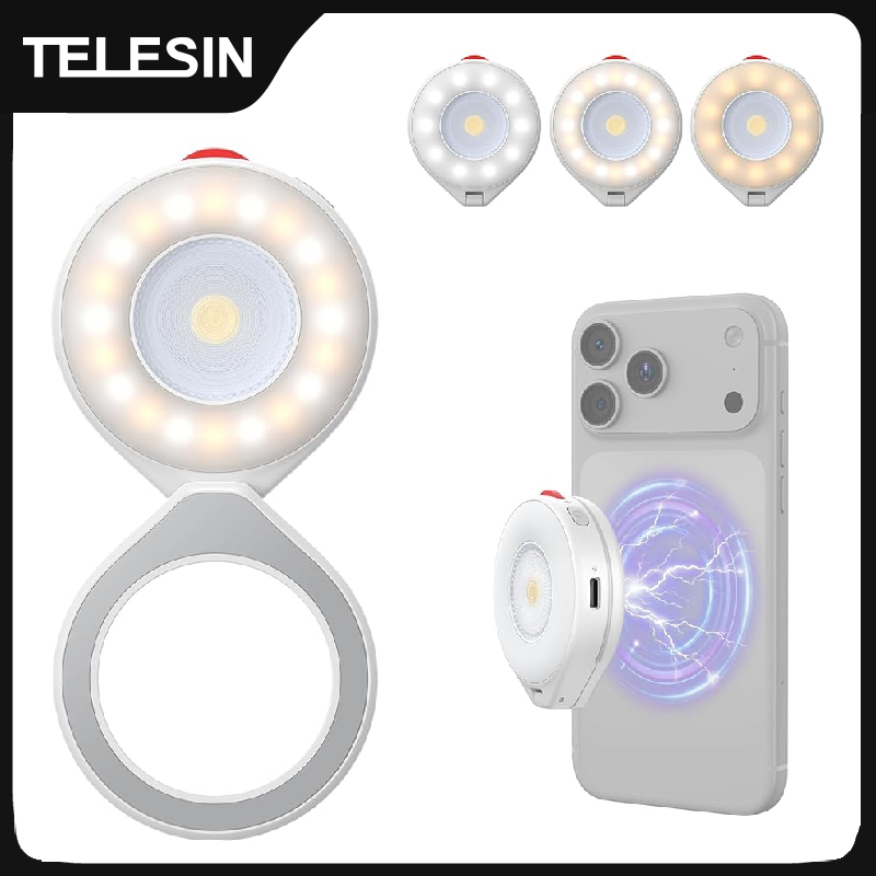 Photography Lighting Brand - TELESIN lampe de poche magnétique Smartphone