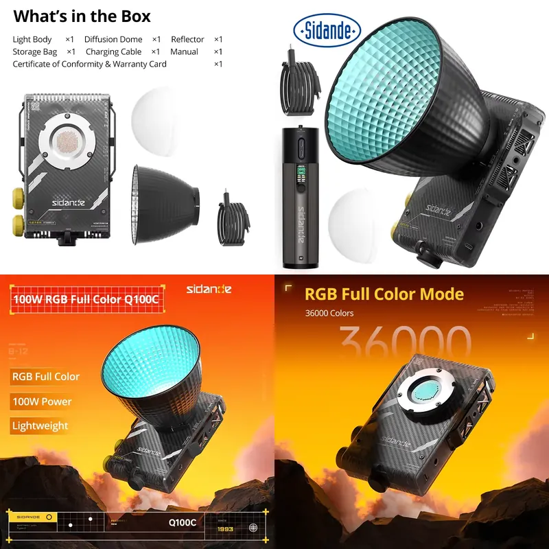 Photography Lighting Color - Lampe de remplissage optique portable professionnelle