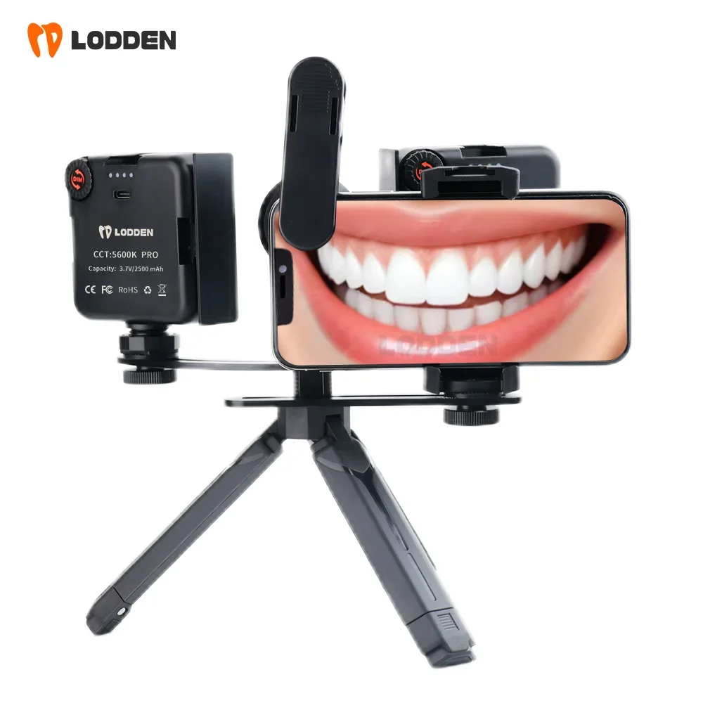 Photography Lighting Led - LODDEN-Lumière de remplissage dentaire Bluetooth, Flash