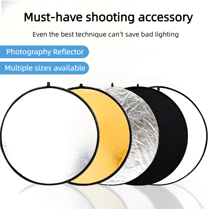 Photography Lighting For Portraits - Réflecteur double face or et argent