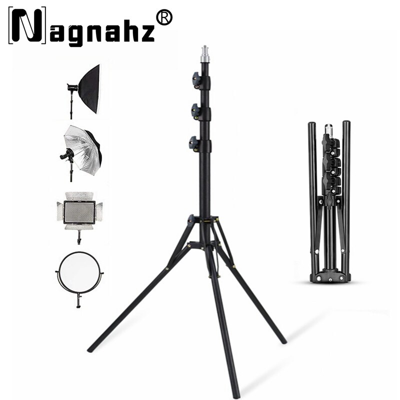 Photography Lighting Handheld - NAGNAHZ-Trépied d'éclairage photographique en alliage d'aluminium,