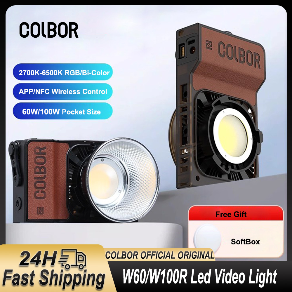 Photography Lighting Wireless - Colbor W60 W100R RGB LED lumière