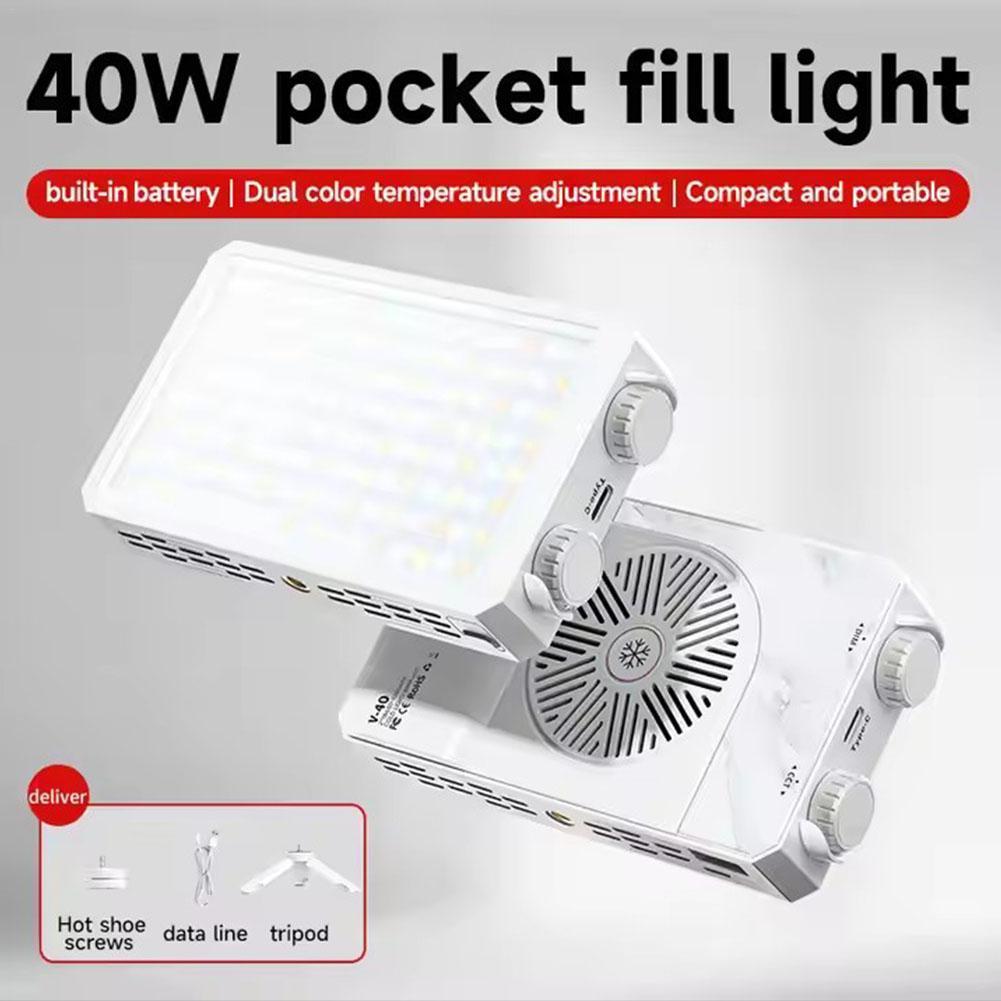 Photography Lighting Color - Lampe LED personnalisable 40W pour caméra,