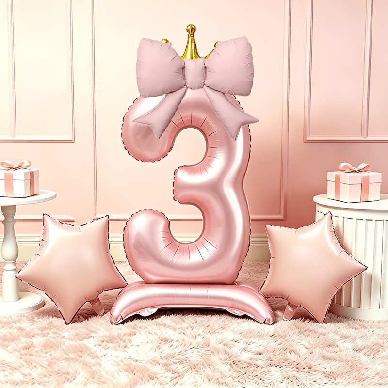 Photography Lighting Color - Ballons 3D rose clair de luxe