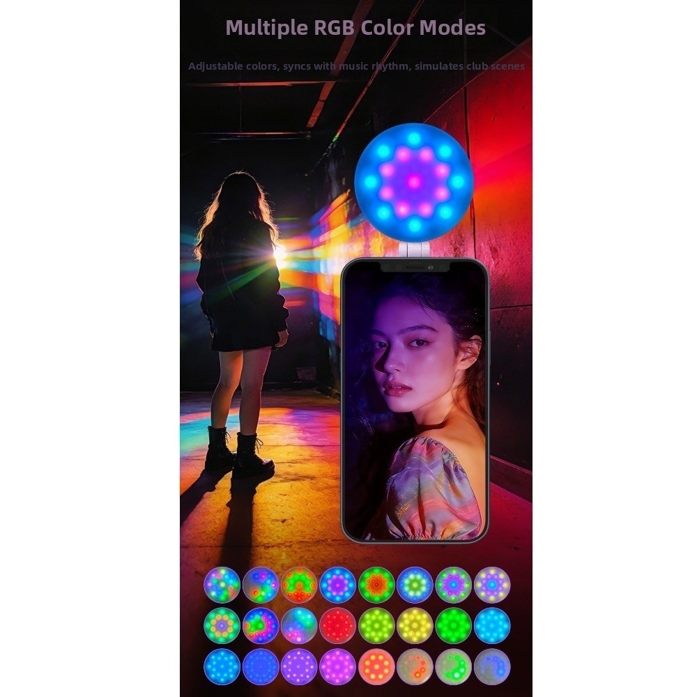 Photography Lighting Color - Mini Lampe de Remplissage Portable 3000-6500K