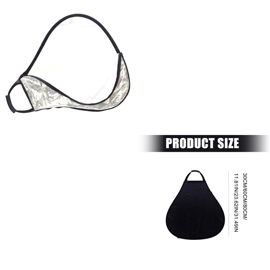 Photography Lighting Triangle - Réflecteur triangulaire avec poignée pour éclairage