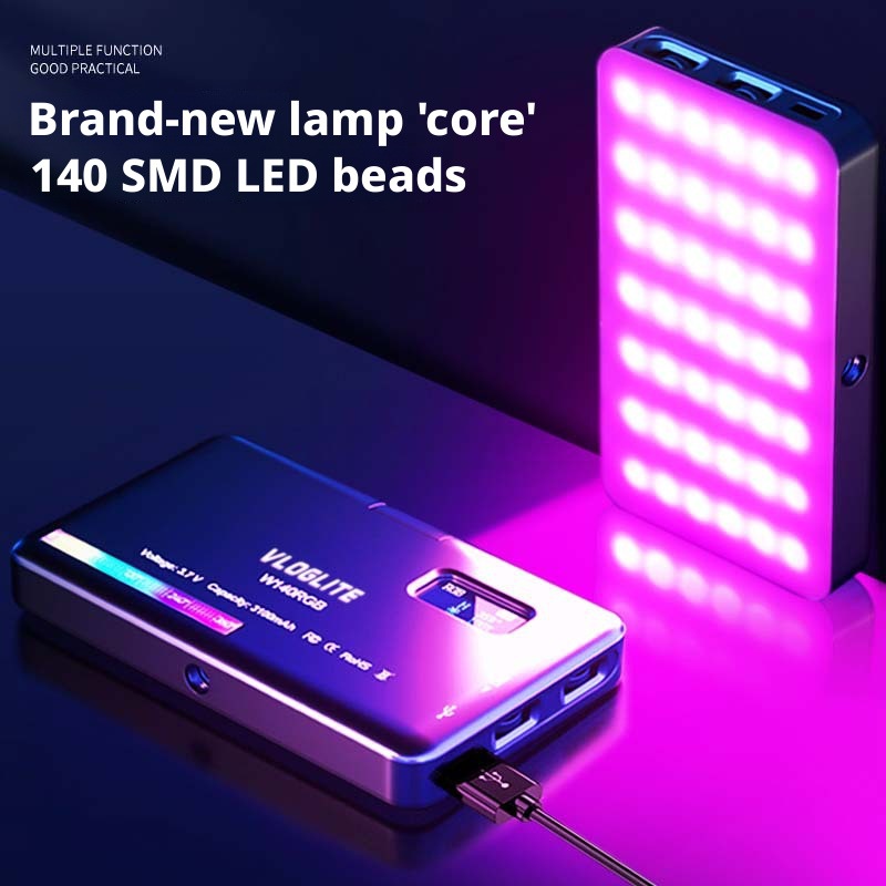 Photography Mobile Lighting - Lampe de remplissage RVB mobile pour