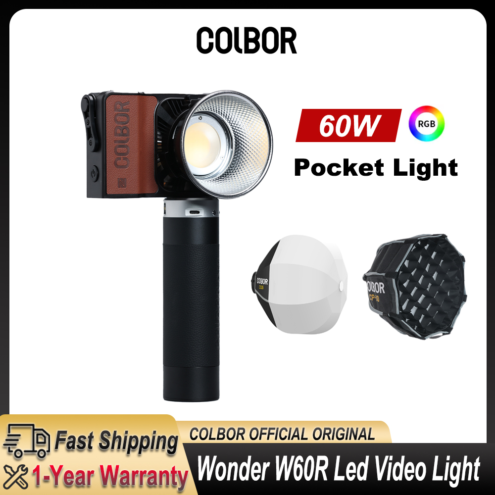 Photography Lighting Wireless - Colbor Wonder W60 Lumière vidéo LED