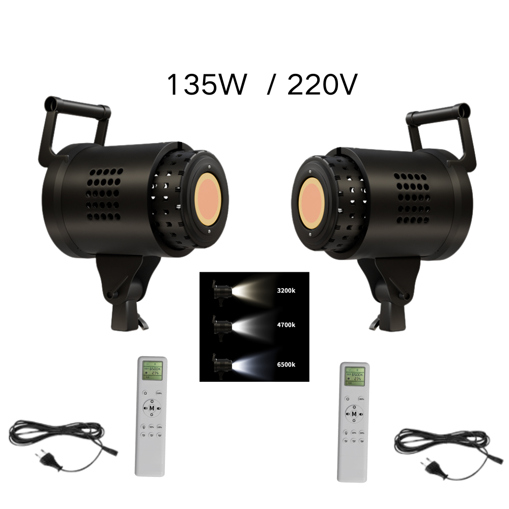 Photography Lighting For Portraits - 115/135W photographie Bowens éclairage LED 220V