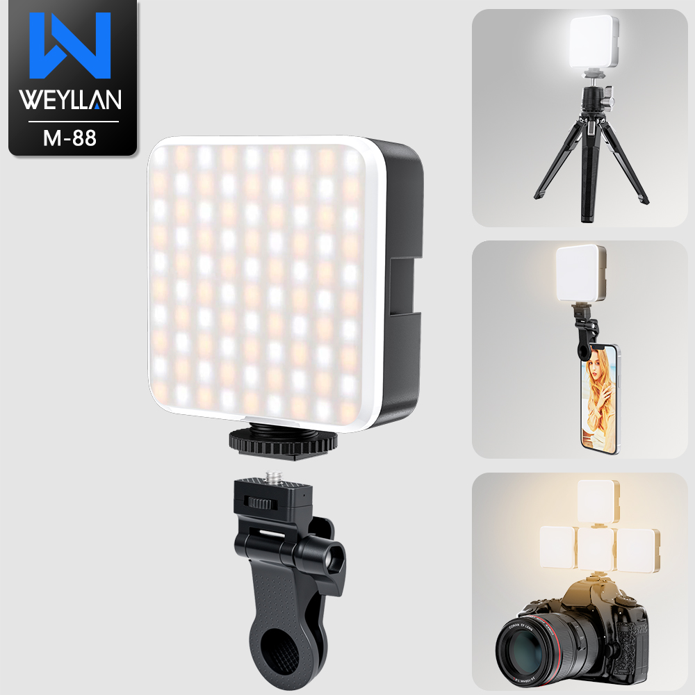 WEYLLAN M-88 2000mAh LED lumiè - Photography Lighting Brand avis et prix