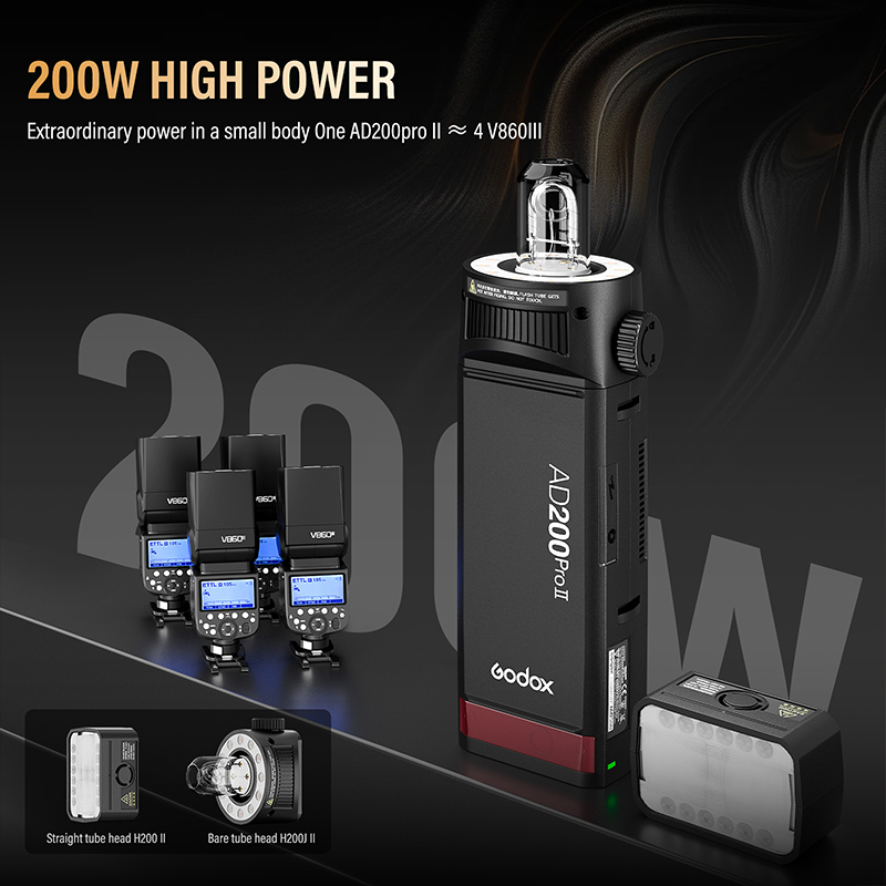 Godox AD200ProII TTL 2.4G camé - Photography Lighting Wireless avis et prix