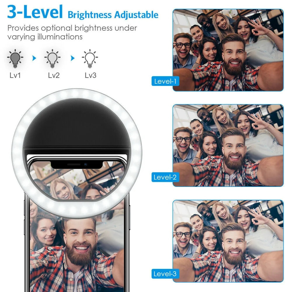 Lampe LED pour selfie, lumière - Photography Lighting Led avis et prix