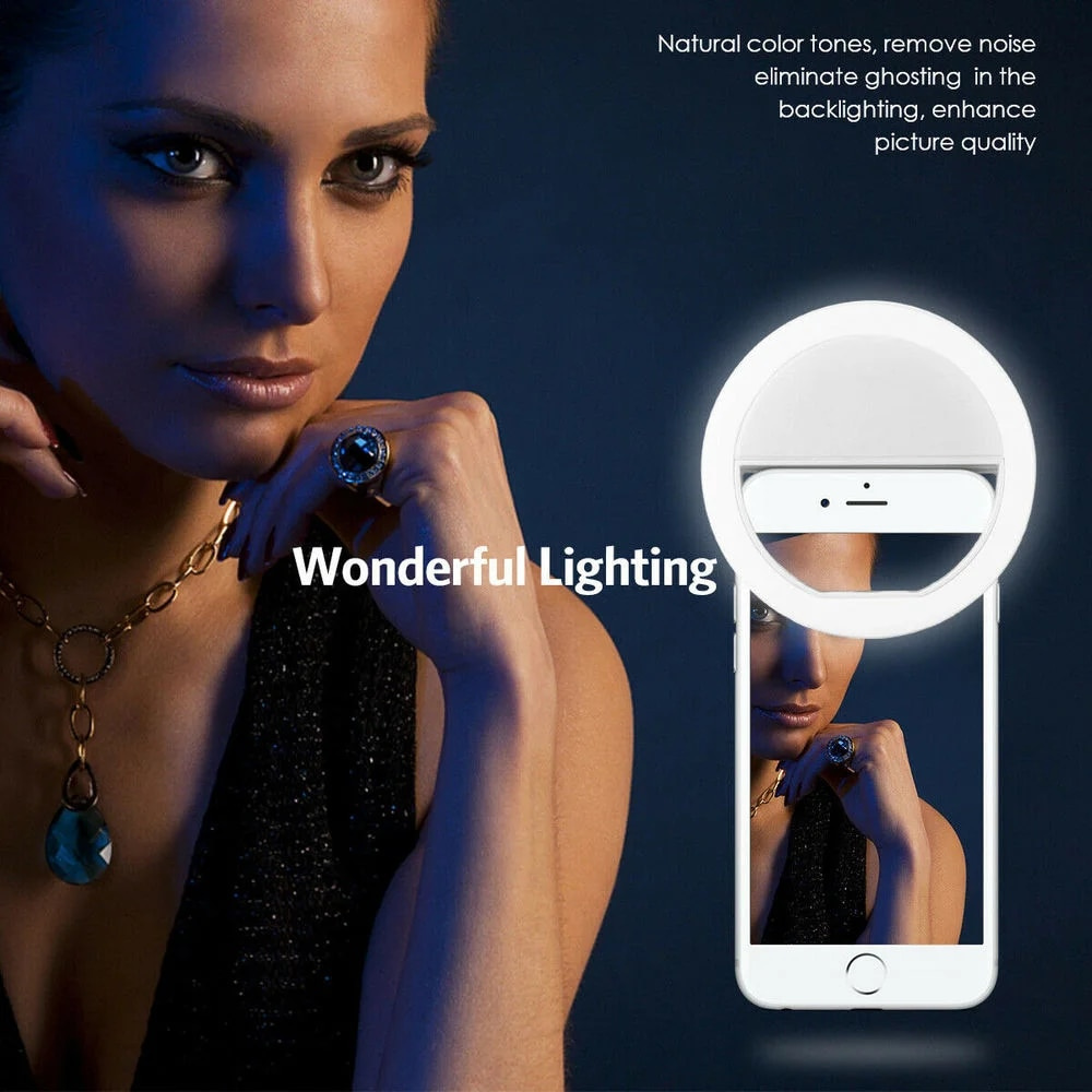Lampe LED pour selfie, lumière - Photography Lighting Led avis et prix