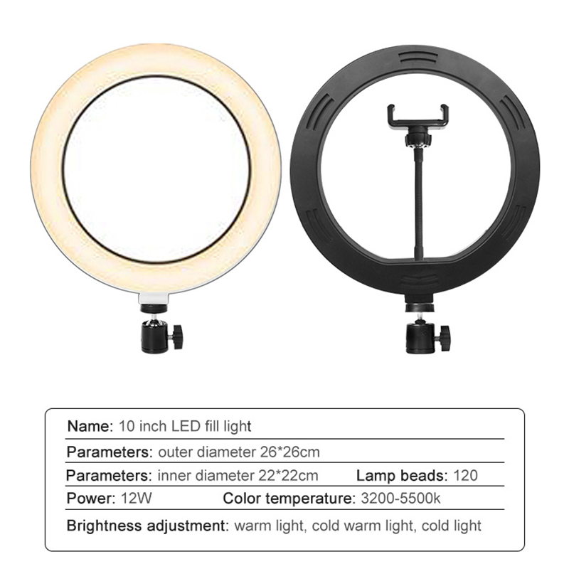 Anneau lumineux LED circulaire - Makeup Photography Lighting avis et prix