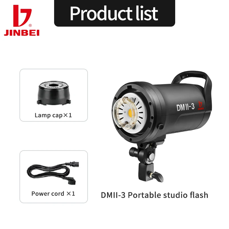 Flash de studio JINBEI DMII-3  - Photography Lighting Wireless avis et prix