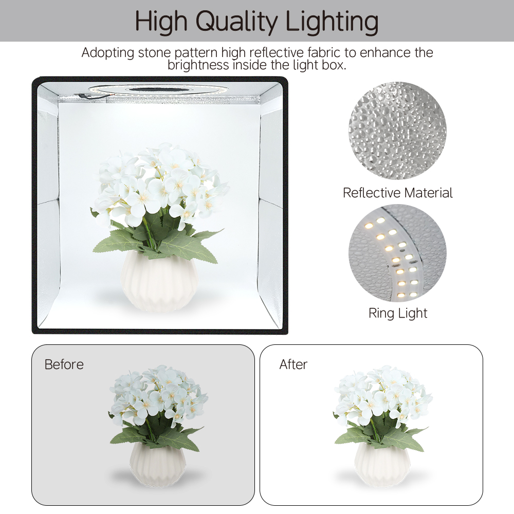 Lightdow – Kit de tente de pri - Makeup Photography Lighting avis et prix