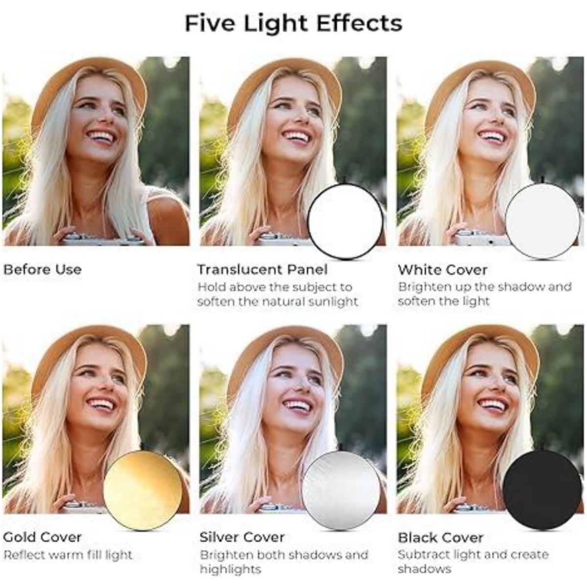 HUANYINGBJB Portable 5 en 1 ré - Photography Lighting Color avis et prix