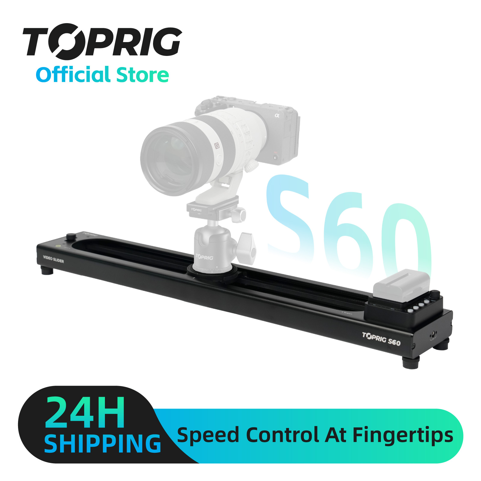 Toprig S60 curseur vidéo camér - Photography Loop Lighting avis et prix
