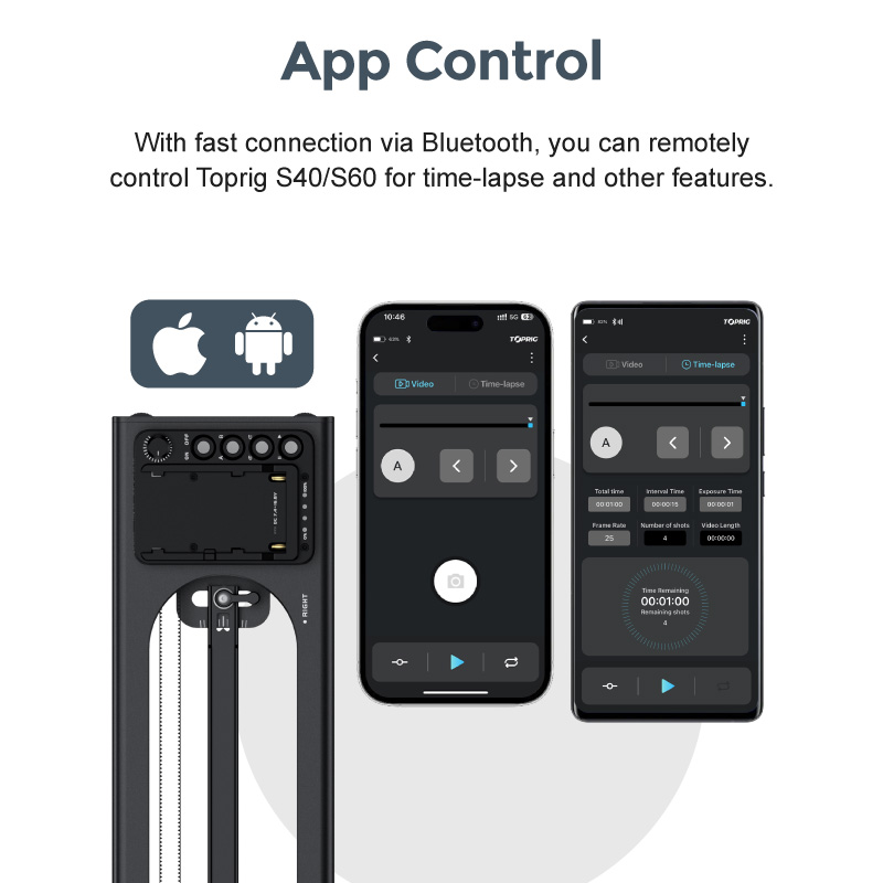 Toprig S60 curseur vidéo camér - Photography Loop Lighting avis et prix