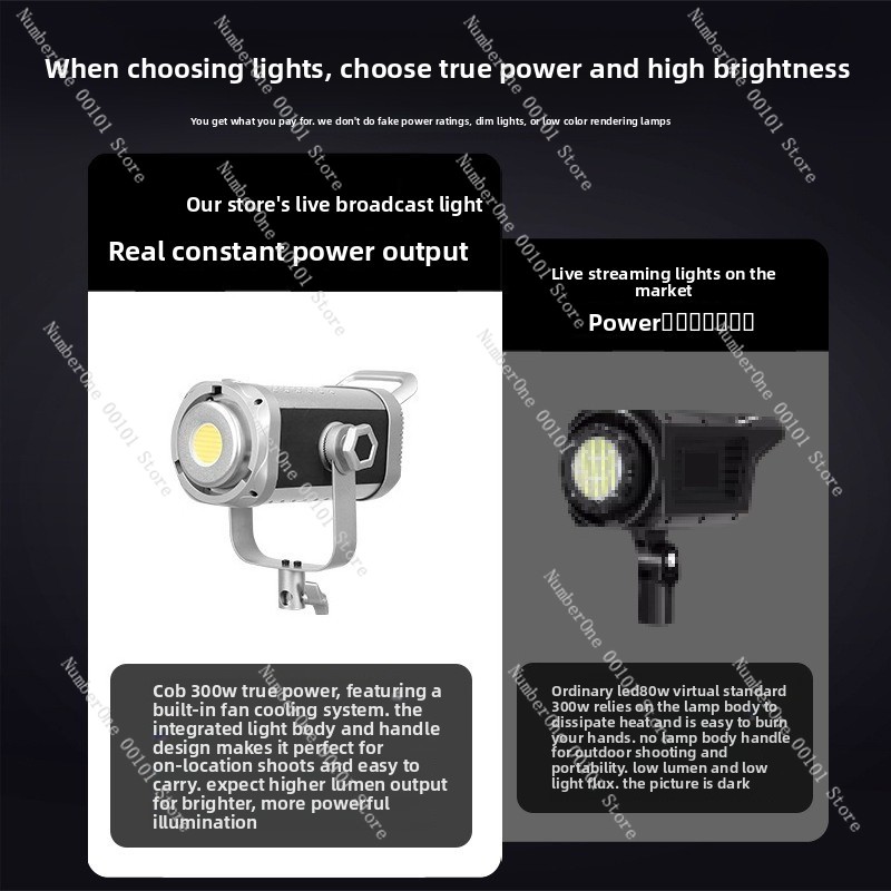 Lumière de photographie COB 30 - Photography Lighting For Portraits avis et prix