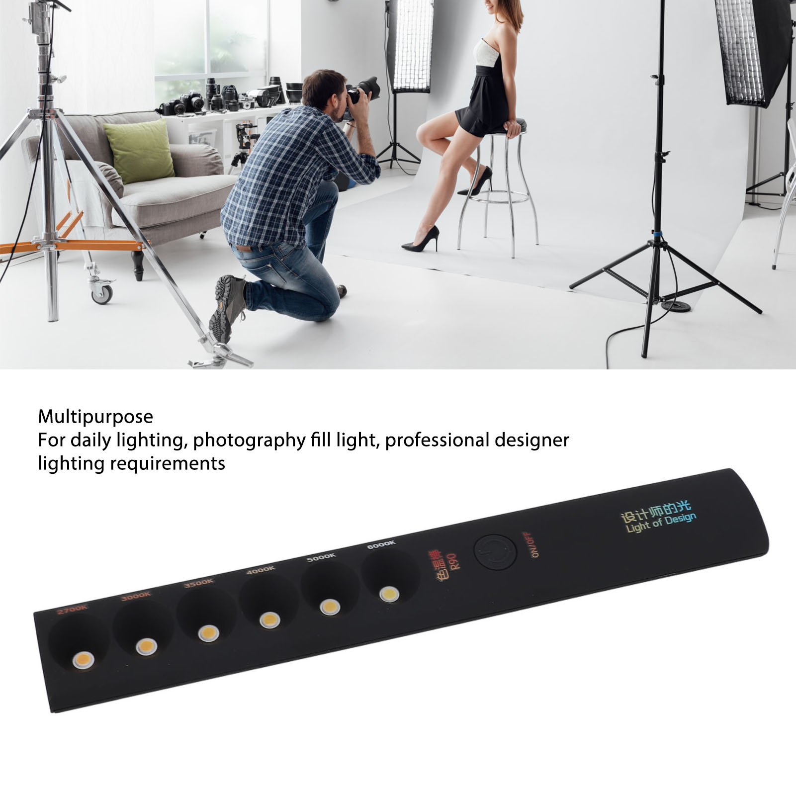Bâton lumineux vidéo portable, - Photography Lighting Color avis et prix