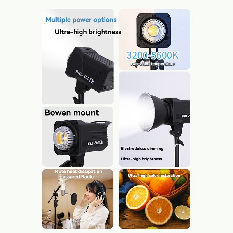 Lumière vidéo Bi LED 300W, écl - Photography Lighting Color avis et prix