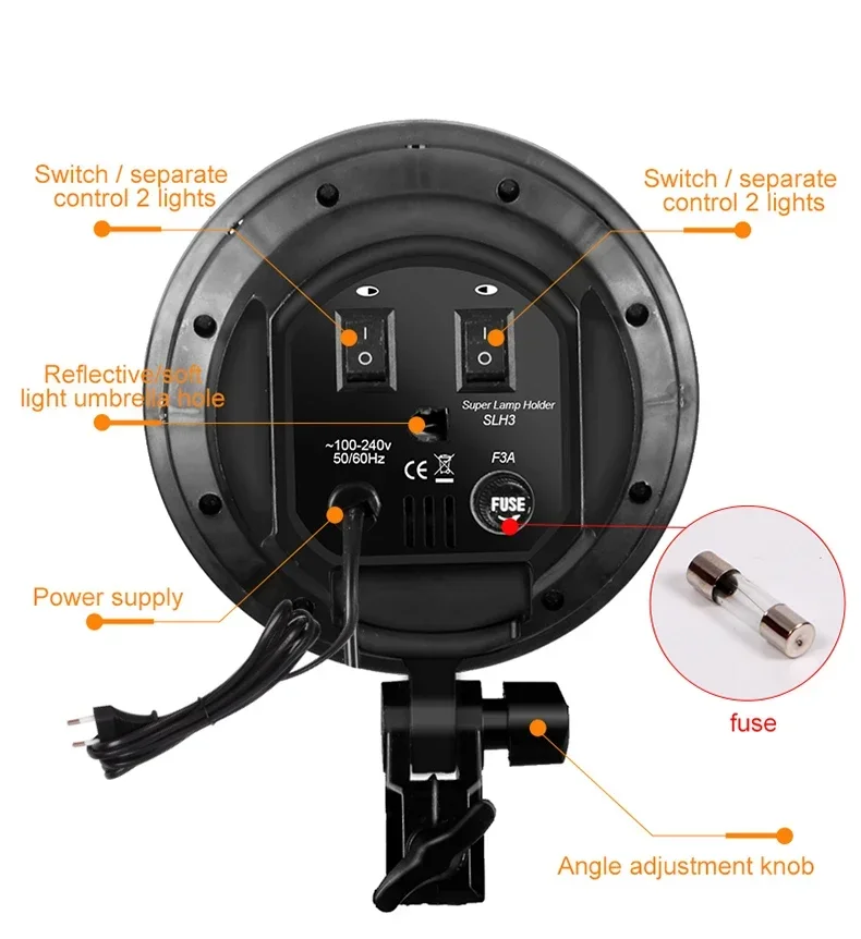 Kit d'éclairage de studio phot - Photography Lighting For Portraits avis et prix