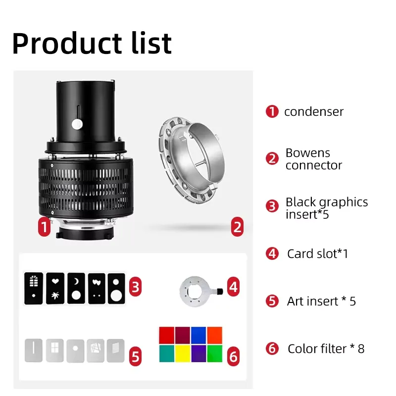 Kit conique optique Bowens Mou - Photography Lighting Brand avis et prix